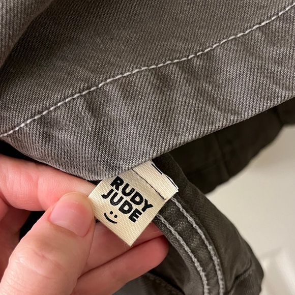 Rudy Jude Adult Big Jean Jacket “Beach Clay” Women's Gray - M - Picture 9 of 10